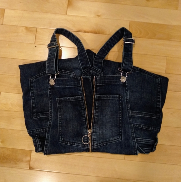H&M denim overalls with zipper - Picture 6 of 7